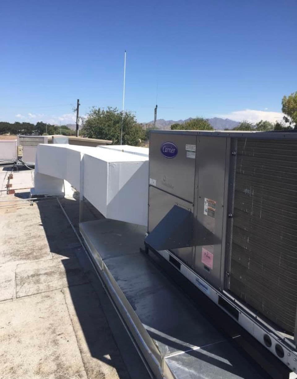 Gallery photos for Custom Rooftop HVAC Installation for Liberty School District in Buckeye: Image #2