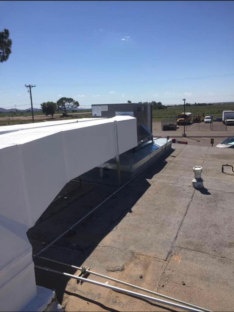 Gallery photos for Custom Rooftop HVAC Installation for Liberty School District in Buckeye: Image #3